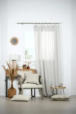 Pernă decorativă Aline 30X50 cm, culoare bej, 19% in 81% bumbac - imagine 5