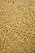 Pernă decorativă Aloha 40X40 cm, culoare bej închis, 45% poliester 55% bumbac