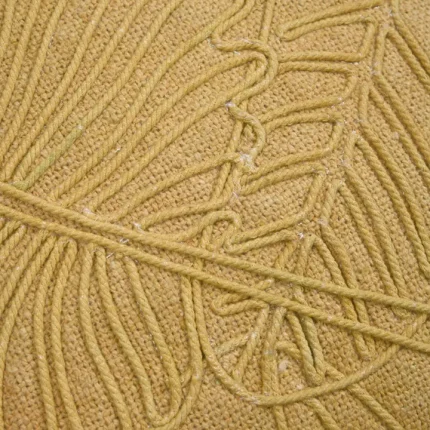 Pernă decorativă Aloha 40X40 cm, culoare bej închis, 45% poliester 55% bumbac