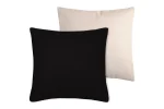 Pernă decorativă Duo 50X50 cm, culoare negru/in, 100% bumbac - imagine 2
