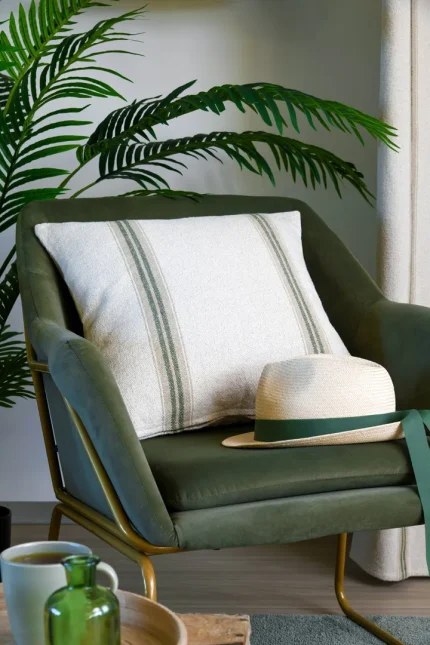 Pernă decorativă Montauban 50X50 cm, culoare gri, 100% bumbac - imagine 2