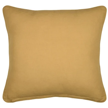 Pernă decorativă Coline 45X45 cm, culoare muștar, 100% bumbac