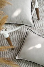 Pernă decorativă Helios 40X60 cm, culoare natural, 100% bumbac - imagine 8