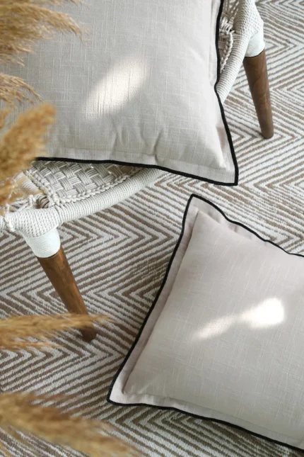 Pernă decorativă Helios 40X60 cm, culoare natural, 100% bumbac - imagine 8