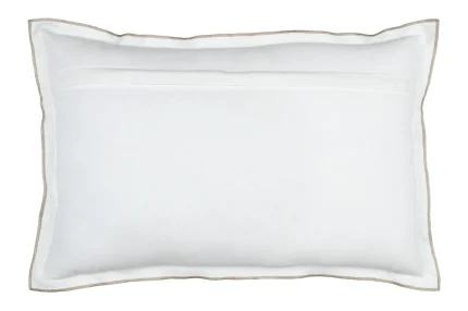 Pernă decorativă Helios 40X60 cm, culoare alb, 100% bumbac - imagine 2