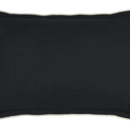 Pernă decorativă Helios 40X60 cm, culoare negru, 100% bumbac