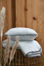 Pernă decorativă Winston 50X50 cm, culoare gri, 100% poliester - imagine 2