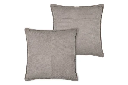 Pernă decorativă Dandy 45X45 cm, culoare greige, 100% poliester - imagine 2