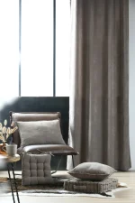 Pernă decorativă Dandy 45X45 cm, culoare greige, 100% poliester - imagine 5