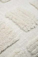 Pernă decorativă Balma 45X45 cm, culoare crem, 100% bumbac