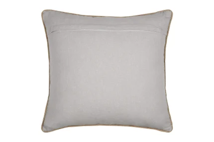 Pernă decorativă Pampa 45X45 cm, culoare natural, 55% bumbac 45% poliester - imagine 4