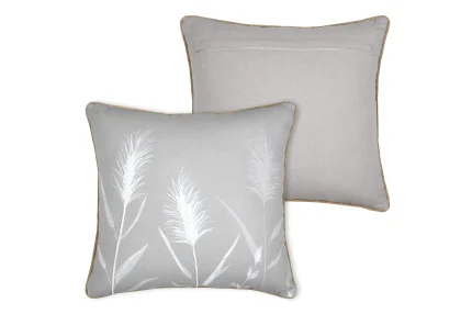 Pernă decorativă Pampa 45X45 cm, culoare natural, 55% bumbac 45% poliester - imagine 3