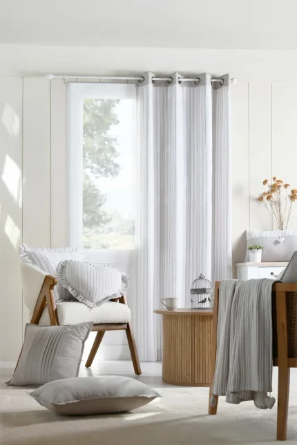 Pernă decorativă Josephine 50X50 cm, culoare natural, 45% poliester 55% bumbac - imagine 6