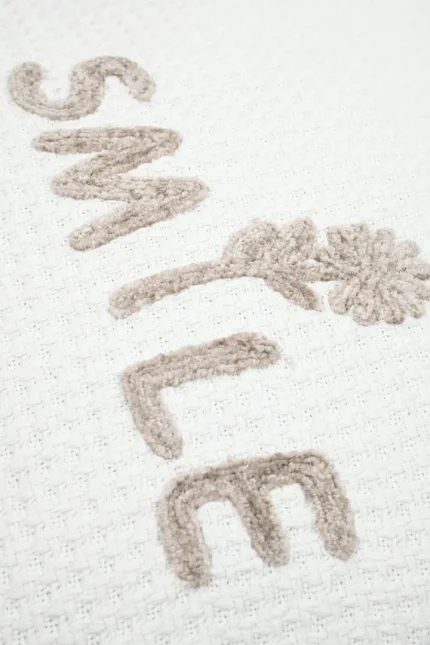 Pernă decorativă Ombrage 45X45 cm, culoare alb, 55% bumbac 45% poliester - imagine 5