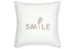 Pernă decorativă Ombrage 45X45 cm, culoare alb, 45% poliester 55% bumbac - imagine 4