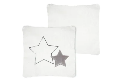 Pernă decorativă Doureve 45X45 cm, culoare bej, 100% poliester - imagine 3