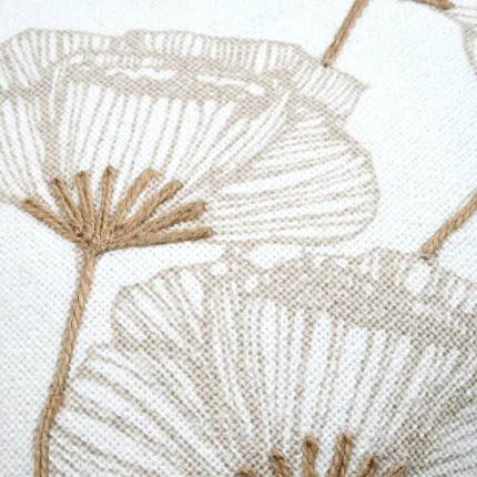 Pernă decorativă Oriana 45X45 cm, culoare natural, 45% poliester 55% bumbac