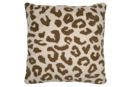 Pernă decorativă Fauves 45X45 cm, culoare bej, 100% poliester - imagine 4