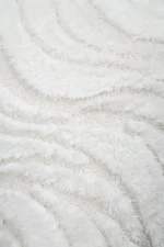 Pernă decorativă Fauves 45X45 cm, culoare crem, 100% poliester - imagine 5