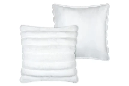 Pernă decorativă Polary 45X45 Cm, culoare alb, 100% poliester - imagine 3