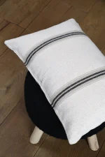 Pernă decorativă Montauban 40X60 cm, culoare alb/negru, 100% bumbac - imagine 3