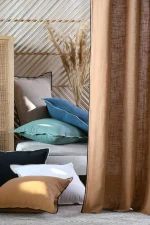 Pernă decorativă Helios 45X45 cm, culoare natural, 100% bumbac - imagine 8