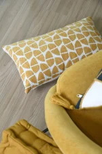 Pernă decorativă Pa×ton 30X50 cm, culoare muștar, 100% poliester - imagine 2