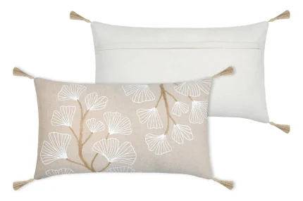 Pernă decorativă Nova 35X60 cm, culoare natural, 55% bumbac 45% poliester - imagine 3