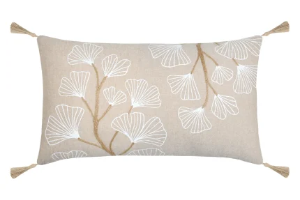 Pernă decorativă Nova 35X60 cm, culoare natural, 45% poliester 55% bumbac - imagine 4