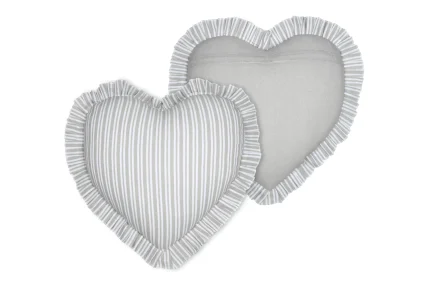 Pernă decorativă Josephine 45X45 cm, culoare bej, 55% bumbac 45% poliester - imagine 3