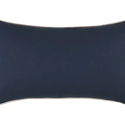 Pernă decorativă Duo 30X50 cm, culoare albastru/in, 100% bumbac