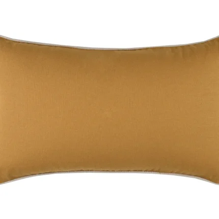 Pernă decorativă Duo 30X50 cm, culoare muștar/in, 100% bumbac