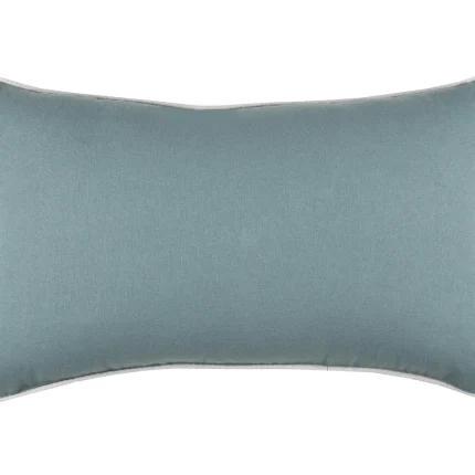 Pernă decorativă Duo 30X50 cm, culoare bleu/perlă, 100% bumbac