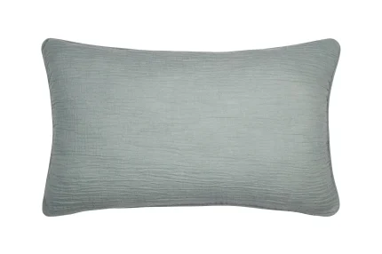 Pernă decorativă Coline 30X50 cm, culoare gri deschis, 100% bumbac - imagine 3