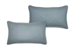 Pernă decorativă Coline 30X50 cm, culoare bleu, 100% bumbac - imagine 3