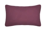 Pernă decorativă Coline 30X50 cm, culoare vișiniu, 100% bumbac - imagine 3