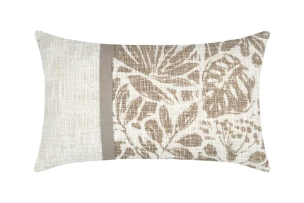 Pernă decorativă Hemera 30X50 cm, culoare greige, 100% bumbac - imagine 4