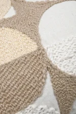 Pernă decorativă Balma 30X50 cm, culoare nisip, 45% poliester 55% bumbac