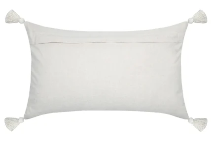 Pernă decorativă Balma 30X50 cm, culoare nisip, 55% bumbac 45% poliester - imagine 4