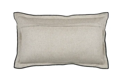 Pernă decorativă Aline 30X50 cm, culoare natural, 81% bumbac 19% in - imagine 4