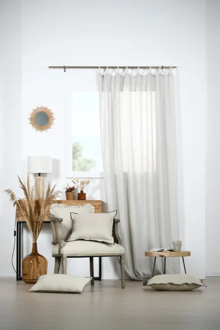 Pernă decorativă Aline 30X50 cm, culoare natural, 19% in 81% bumbac - imagine 5