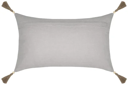 Pernă decorativă Pampa 30X50 cm, culoare natural, 55% bumbac 45% poliester - imagine 4