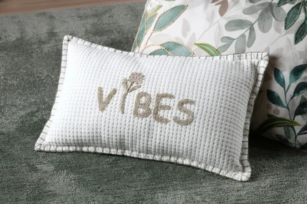 Pernă decorativă Ombrage 30X50 cm, culoare alb, 55% bumbac 45% poliester - imagine 2