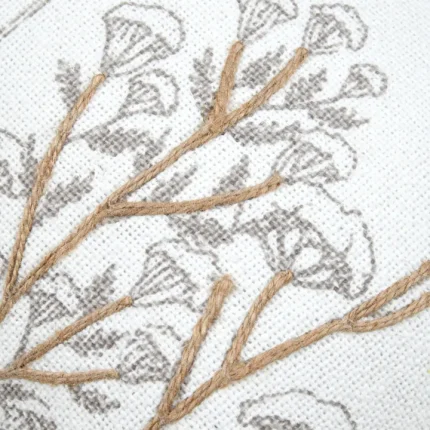 Pernă decorativă Oriana 30X50 cm, culoare natural, 45% poliester 55% bumbac