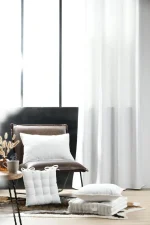 Pernă decorativă Dandy 40X60 cm, culoare crem, 100% poliester - imagine 5