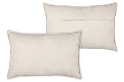 Pernă decorativă Dandy 40X60 cm, culoare natural, 100% poliester - imagine 2