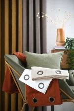 Pernă decorativă Dandy 40X60 cm, culoare cappuccino, 100% poliester - imagine 4