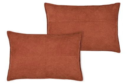 Pernă decorativă Dandy Roșcat 40X60 cm, culoare arămiu, 100% poliester - imagine 2