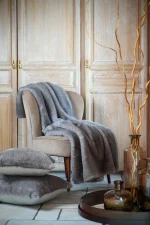 Pernă decorativă Harlow 50X80 cm, culoare greige, 100% poliester - imagine 4