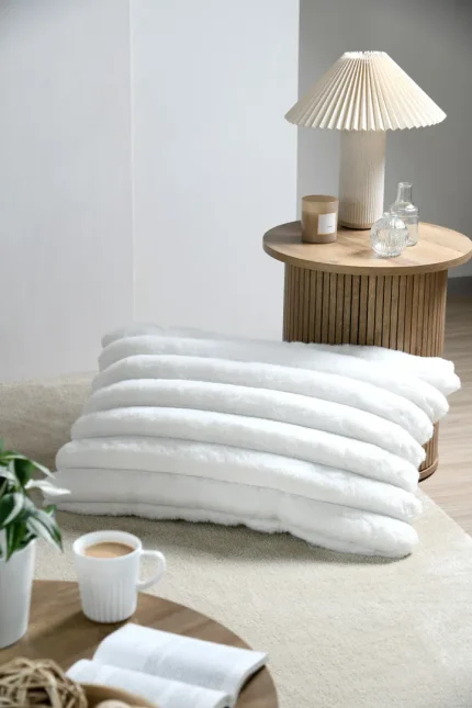 Pernă decorativă Polary 50X80 Cm, culoare alb, 100% poliester - imagine 2